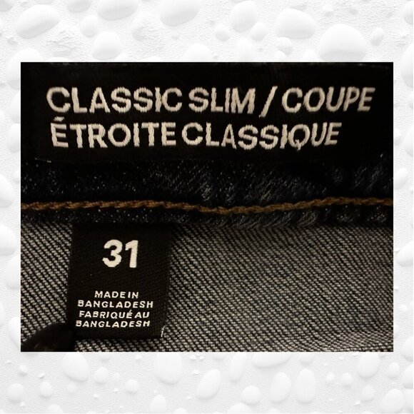 JOE FRESH CLASSIC SLIM - MID RISE 31" NWT - Picture 6 of 8